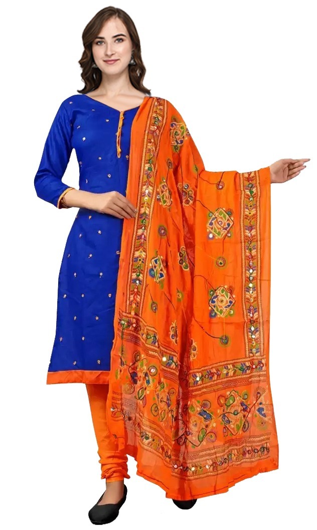 Tcvv Cotton Embroidery 4 Festive Wear Cotton Printed Dress Material Collection